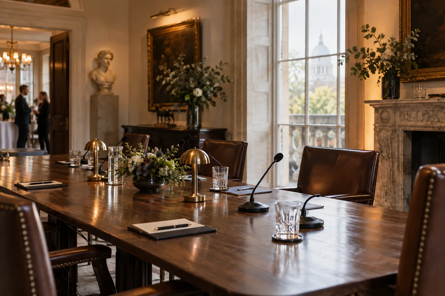 An intimate press roundtable